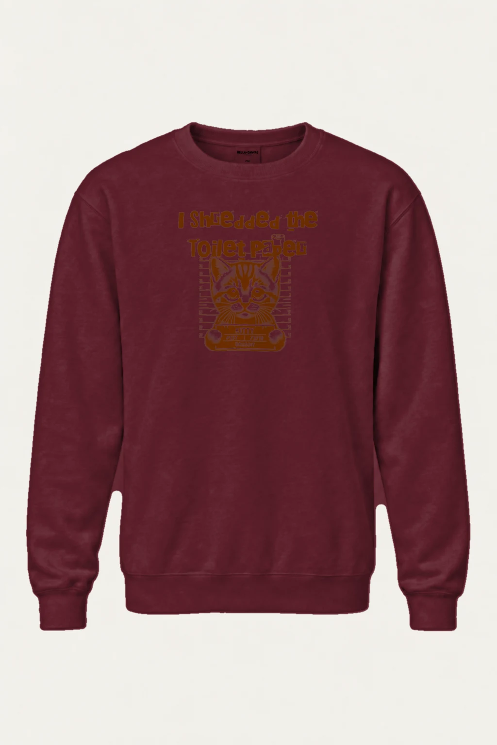 "Kitty Pest Mugshot" Heavy Blend Unisex Crewneck Sweatshirt | Gildan 18000