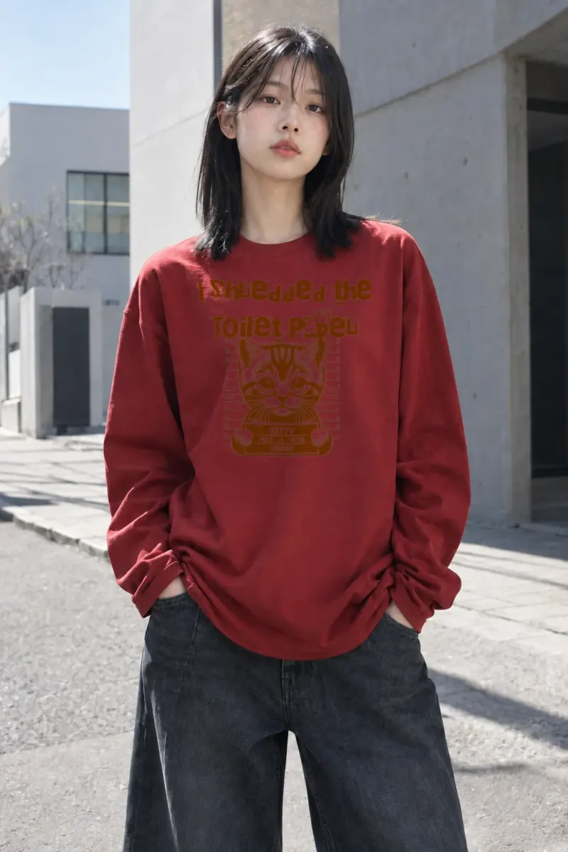 "Kitty Pest Mugshot" Unisex Longsleeve T-shirt | Gildan 2400