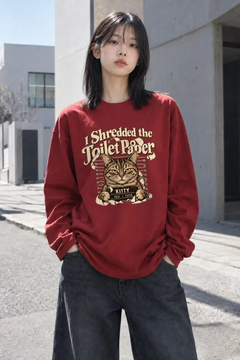 "Kitty Pest" Unisex Longsleeve T-shirt | Gildan 2400