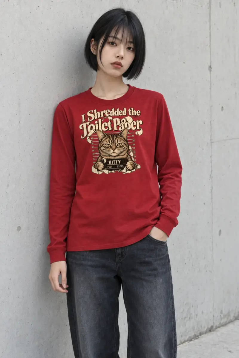 "Kitty Pest" Unisex Longsleeve T-shirt