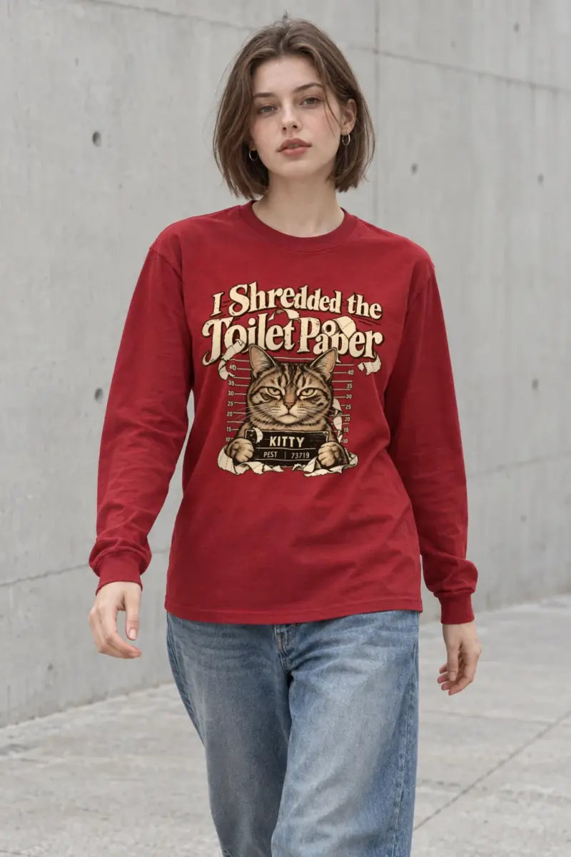 "Kitty Pest" Unisex Longsleeve T-shirt