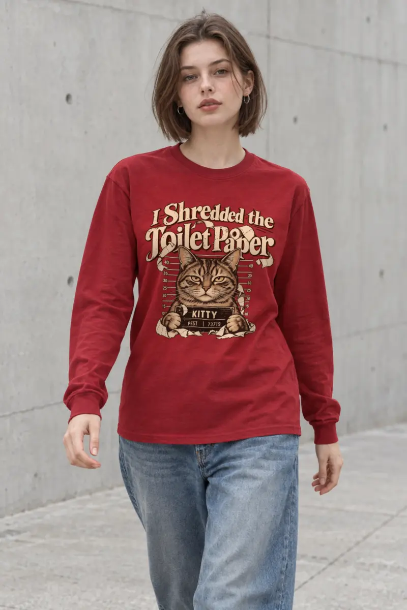 "Kitty Pest" Unisex Longsleeve T-shirt