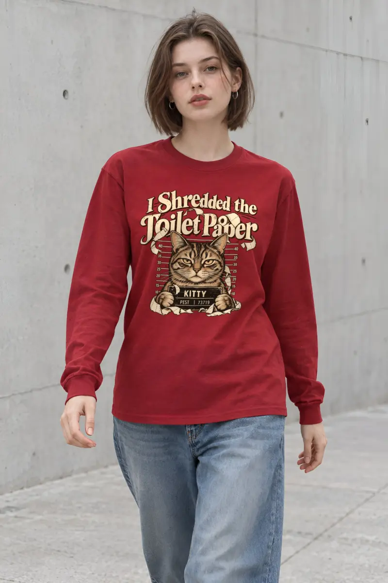 "Kitty Pest" Unisex Longsleeve T-shirt
