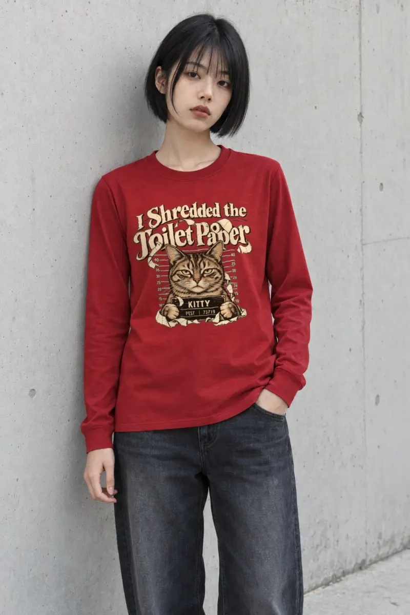 "Kitty Pest" Unisex Longsleeve T-shirt