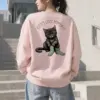 "Kitty's Cozy Moments" Heavy Blend Unisex Crewneck Sweatshirt | Gildan 18000