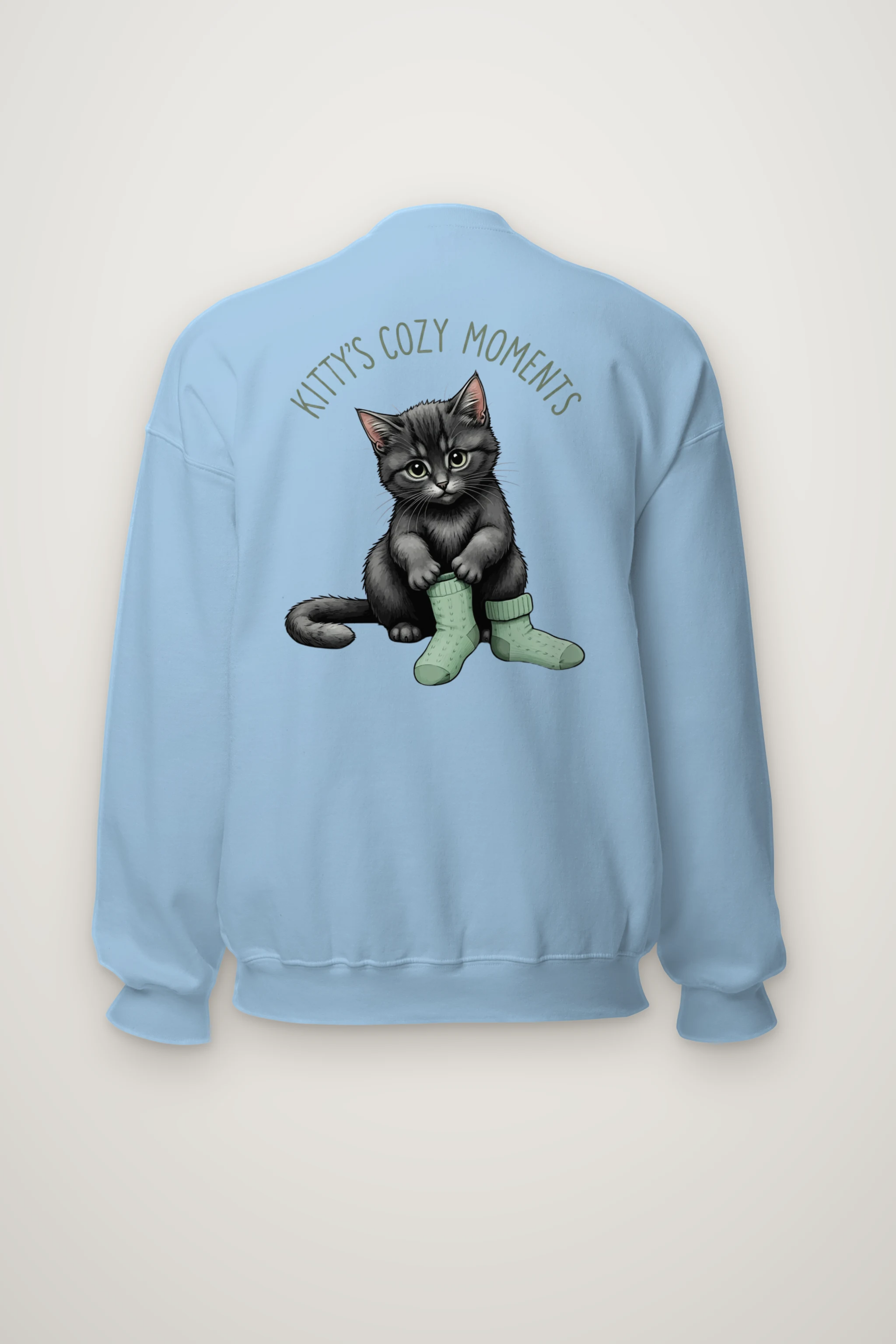 "Kitty's Cozy Moments" Heavy Blend Unisex Crewneck Sweatshirt