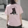 "Kitty's Cozy Moments" Heavyweight Unisex Crewneck T-shirt | Gildan 5000