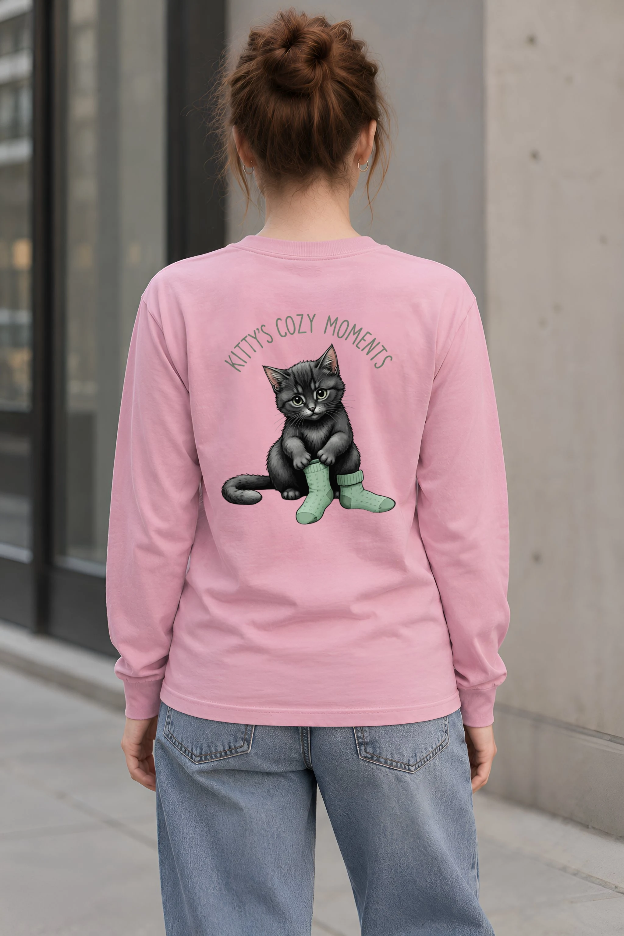 "Kitty's Cozy Moments" Unisex Longsleeve T-shirt
