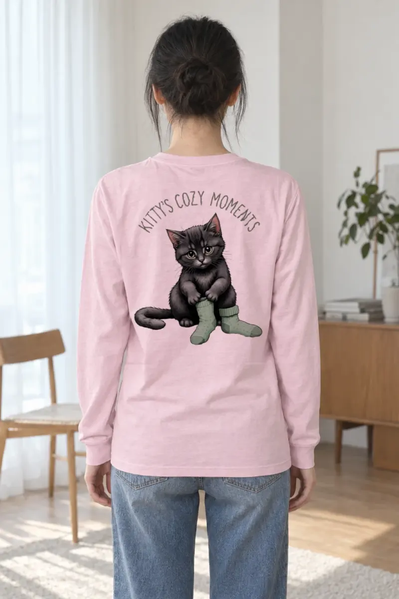 "Kitty's Cozy Moments" Unisex Longsleeve T-shirt