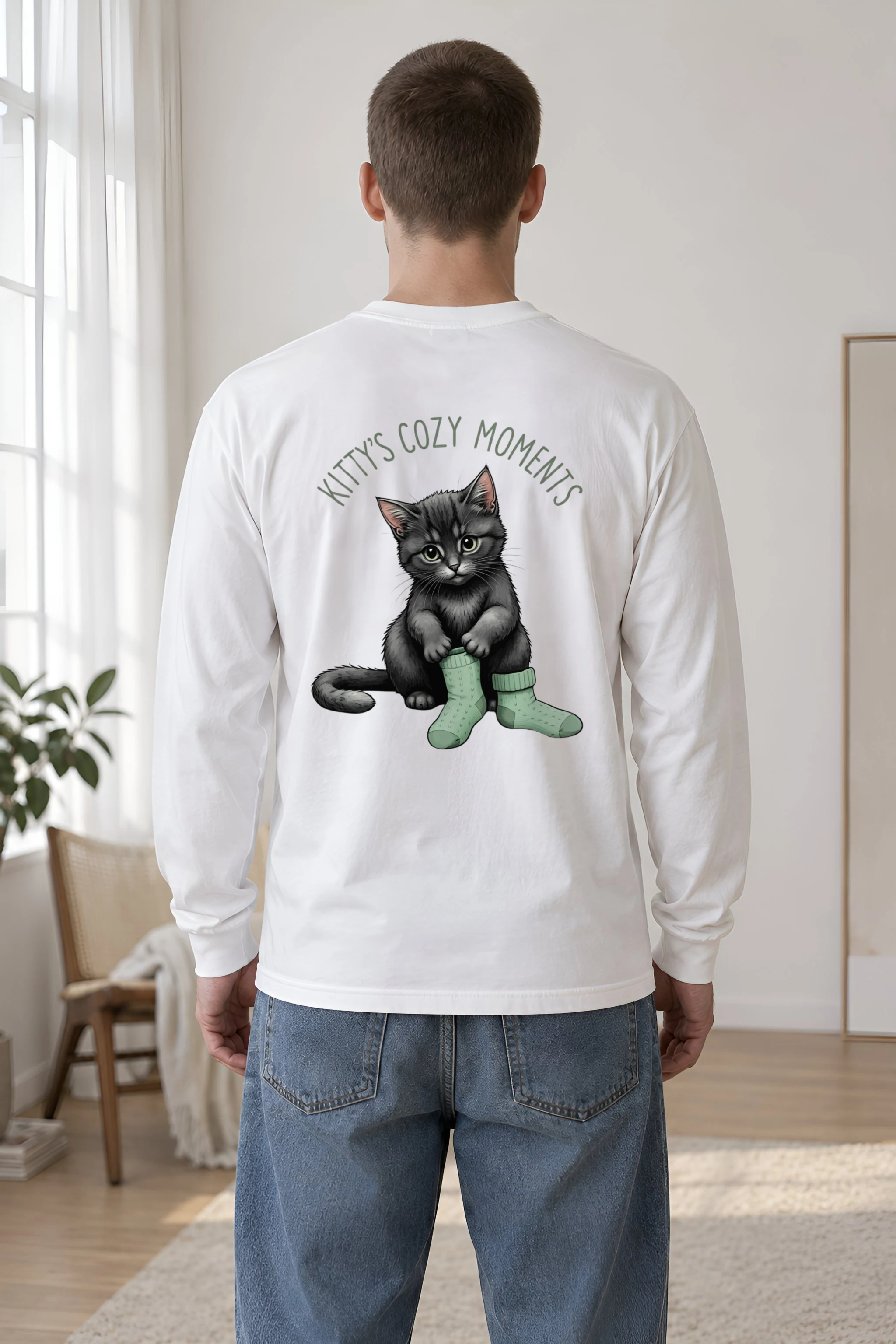 "Kitty's Cozy Moments" Unisex Longsleeve T-shirt
