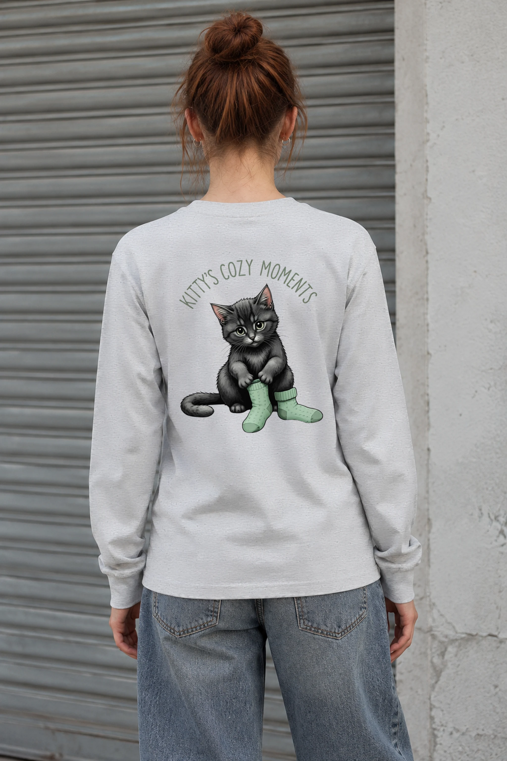 "Kitty's Cozy Moments" Unisex Longsleeve T-shirt