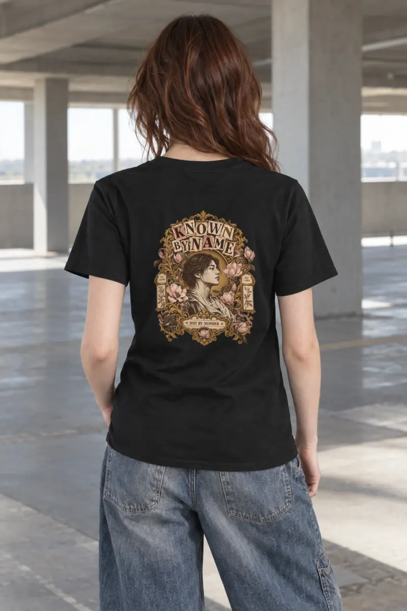"Known By Name" Heavyweight Unisex Crewneck T-shirt