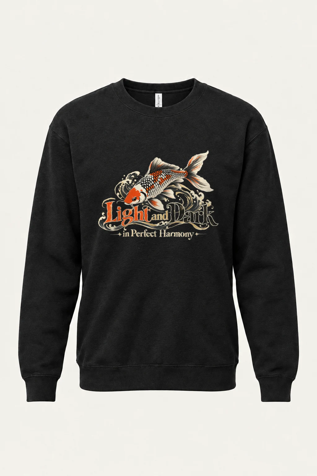 "Koi Harmony" Heavy Blend Unisex Crewneck Sweatshirt | Gildan 18000