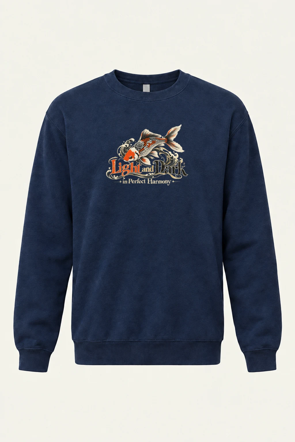 "Koi Harmony" Heavy Blend Unisex Crewneck Sweatshirt | Gildan 18000