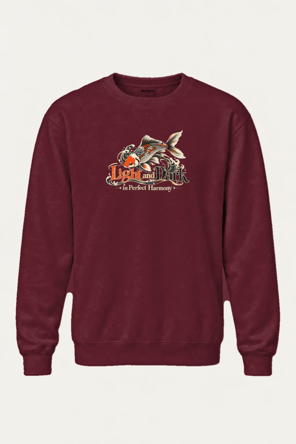 "Koi Harmony" Heavy Blend Unisex Crewneck Sweatshirt | Gildan 18000