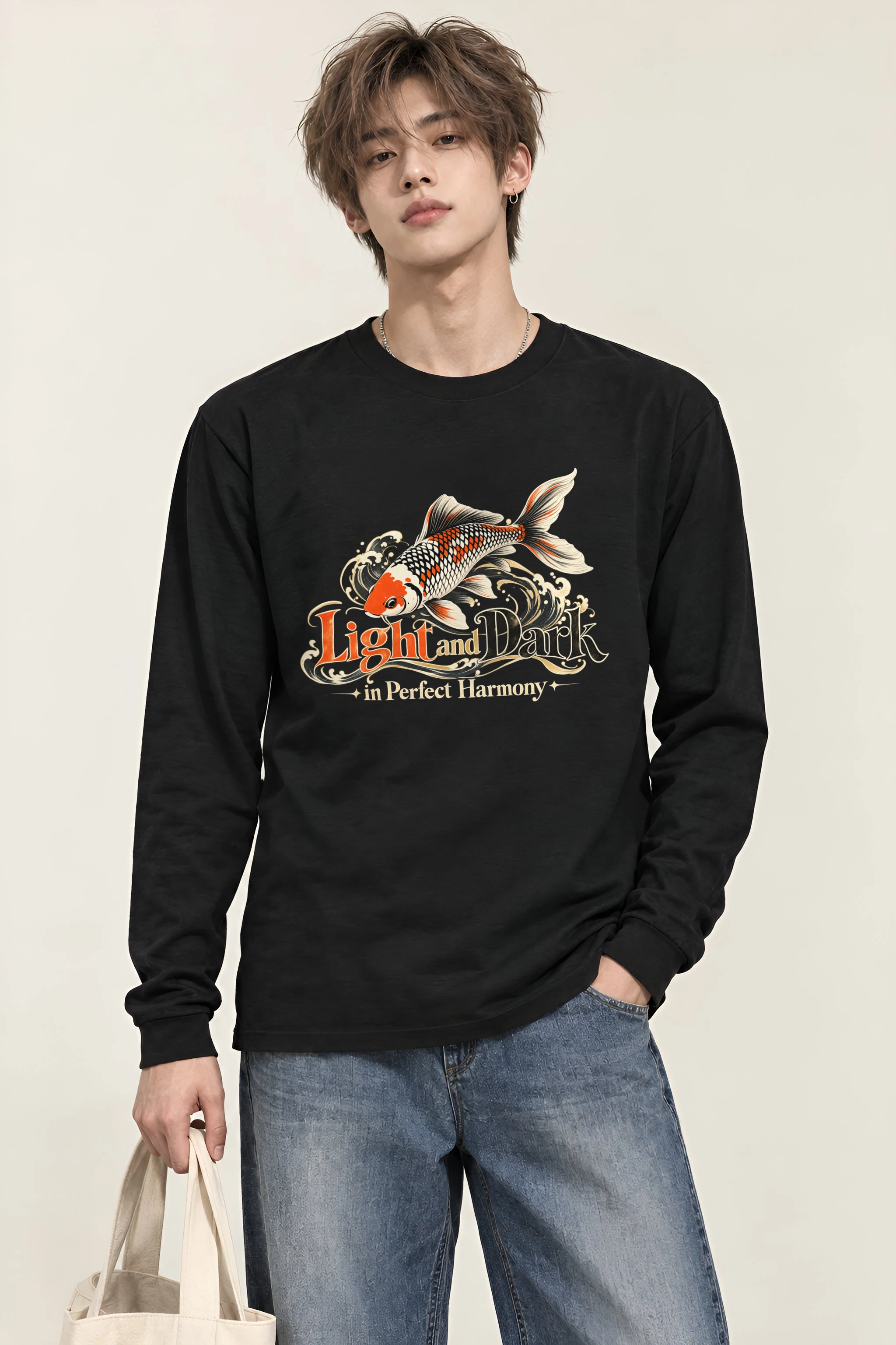 "Koi Waves" Unisex Longsleeve T-shirt