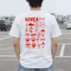 "Korean Culture Doodle" Heavyweight Unisex Crewneck T-shirt | Gildan 5000