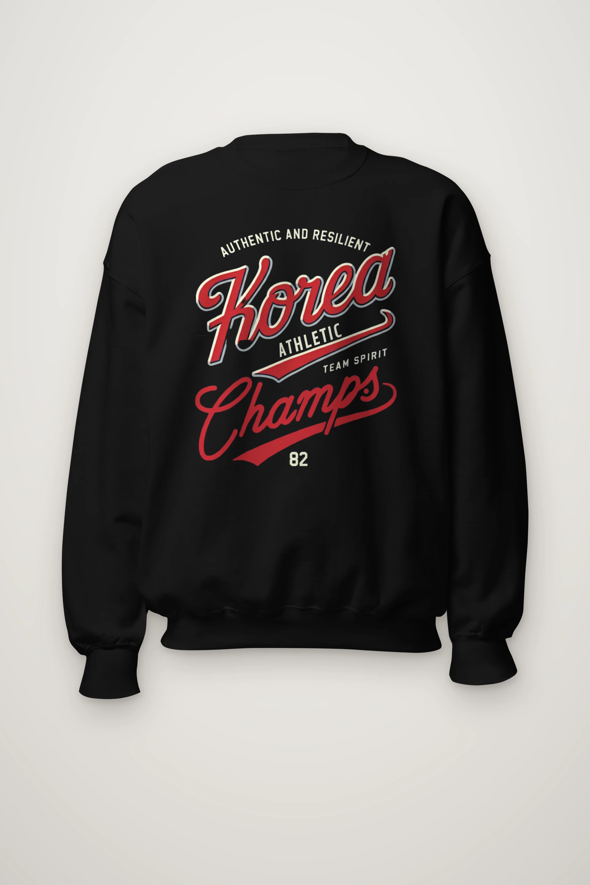 "Korea Athletic Spirit" Heavy Blend Unisex Crewneck Sweatshirt