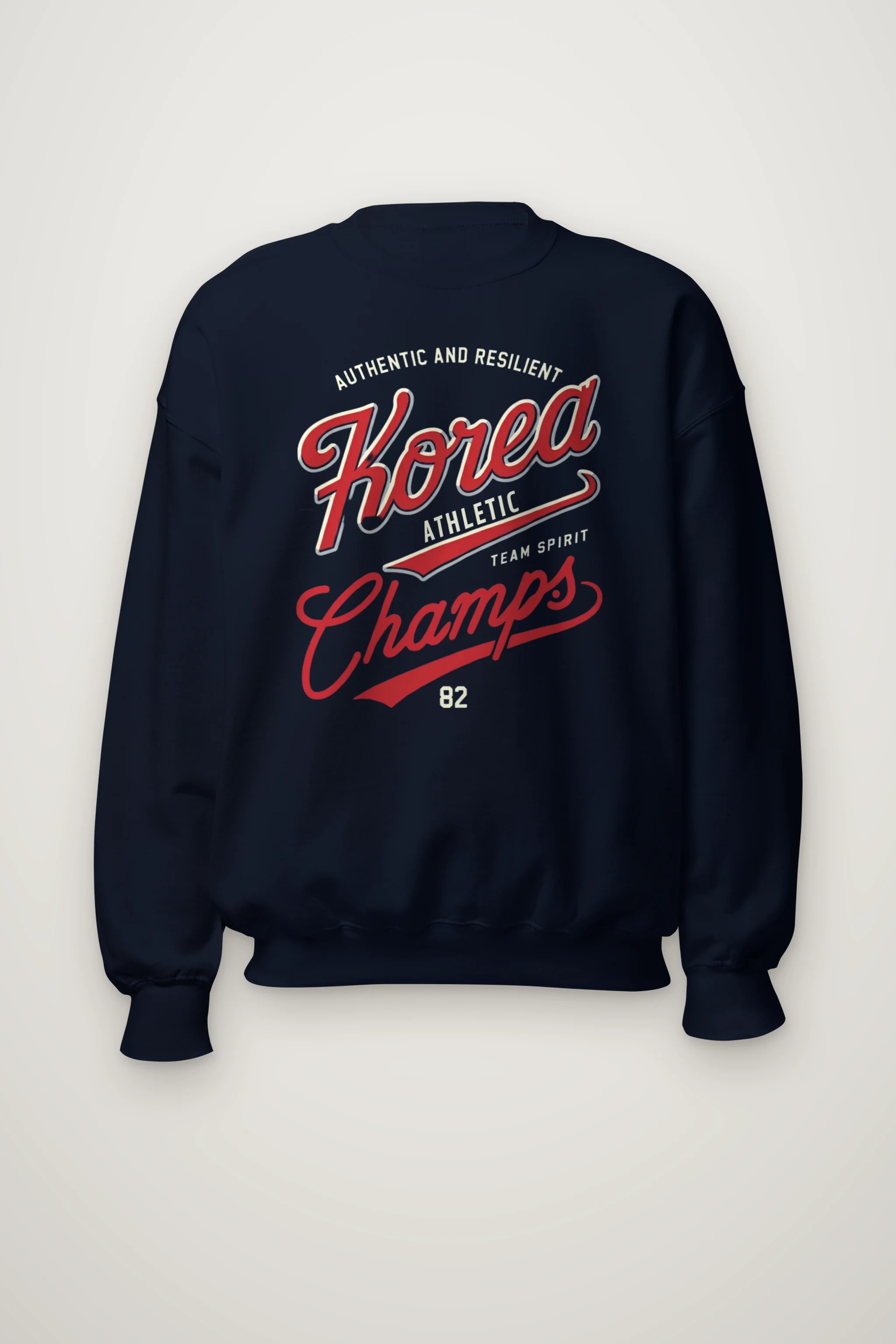 "Korea Athletic Spirit" Heavy Blend Unisex Crewneck Sweatshirt