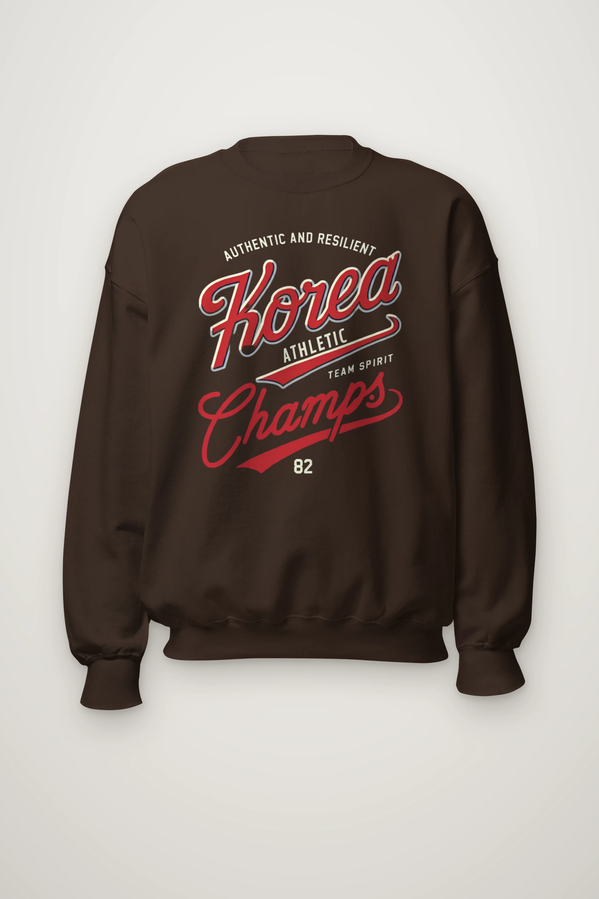 "Korea Athletic Spirit" Heavy Blend Unisex Crewneck Sweatshirt