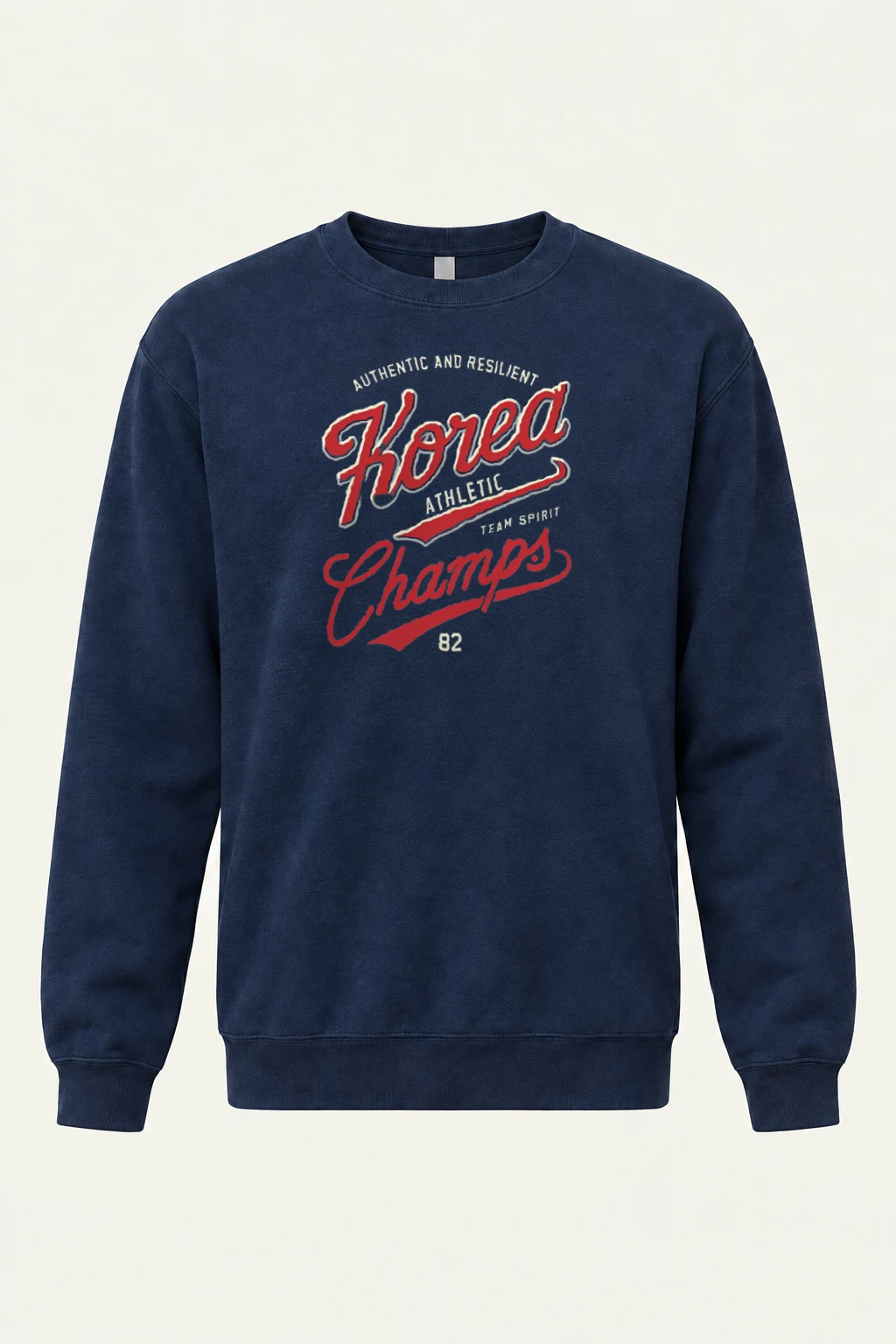 "Korea Athletic Spirit" Heavy Blend Unisex Crewneck Sweatshirt | Gildan 18000