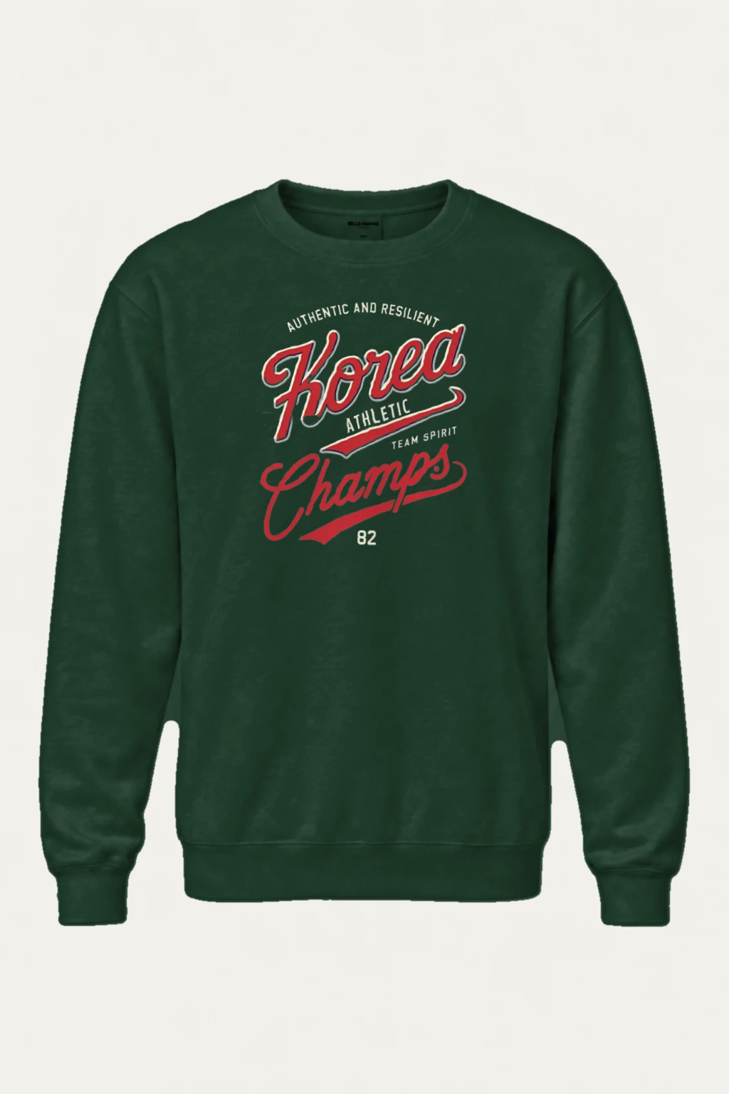 "Korea Athletic Spirit" Heavy Blend Unisex Crewneck Sweatshirt | Gildan 18000