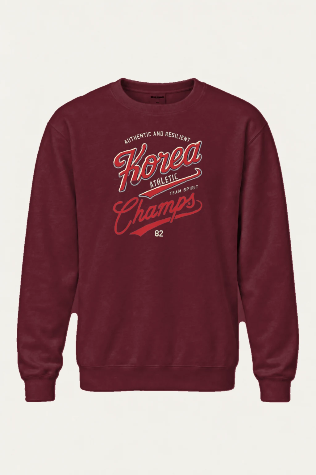 "Korea Athletic Spirit" Heavy Blend Unisex Crewneck Sweatshirt | Gildan 18000