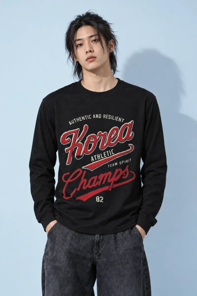 "Korea Athletic Spirit" Unisex Longsleeve T-shirt