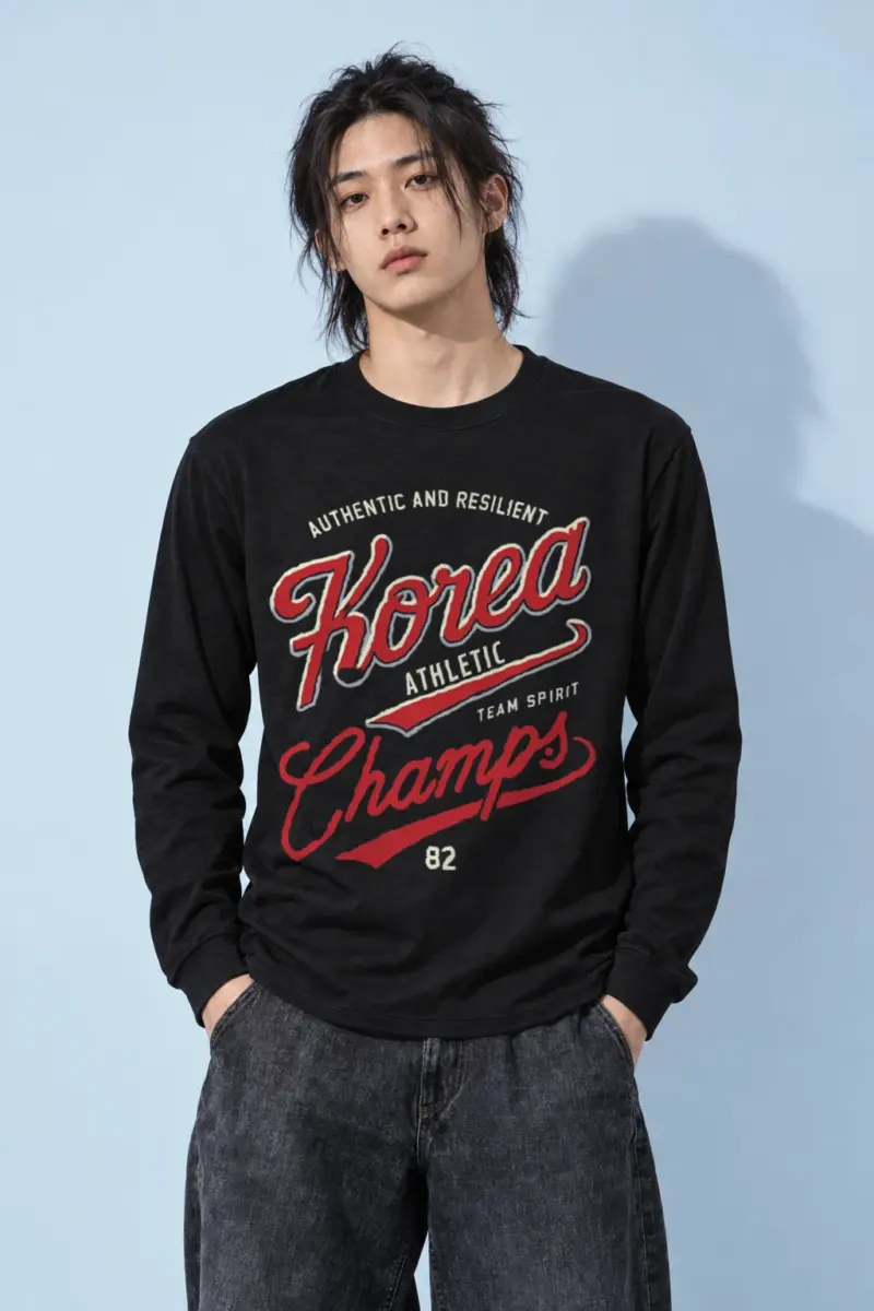 "Korea Athletic Spirit" Unisex Longsleeve T-shirt