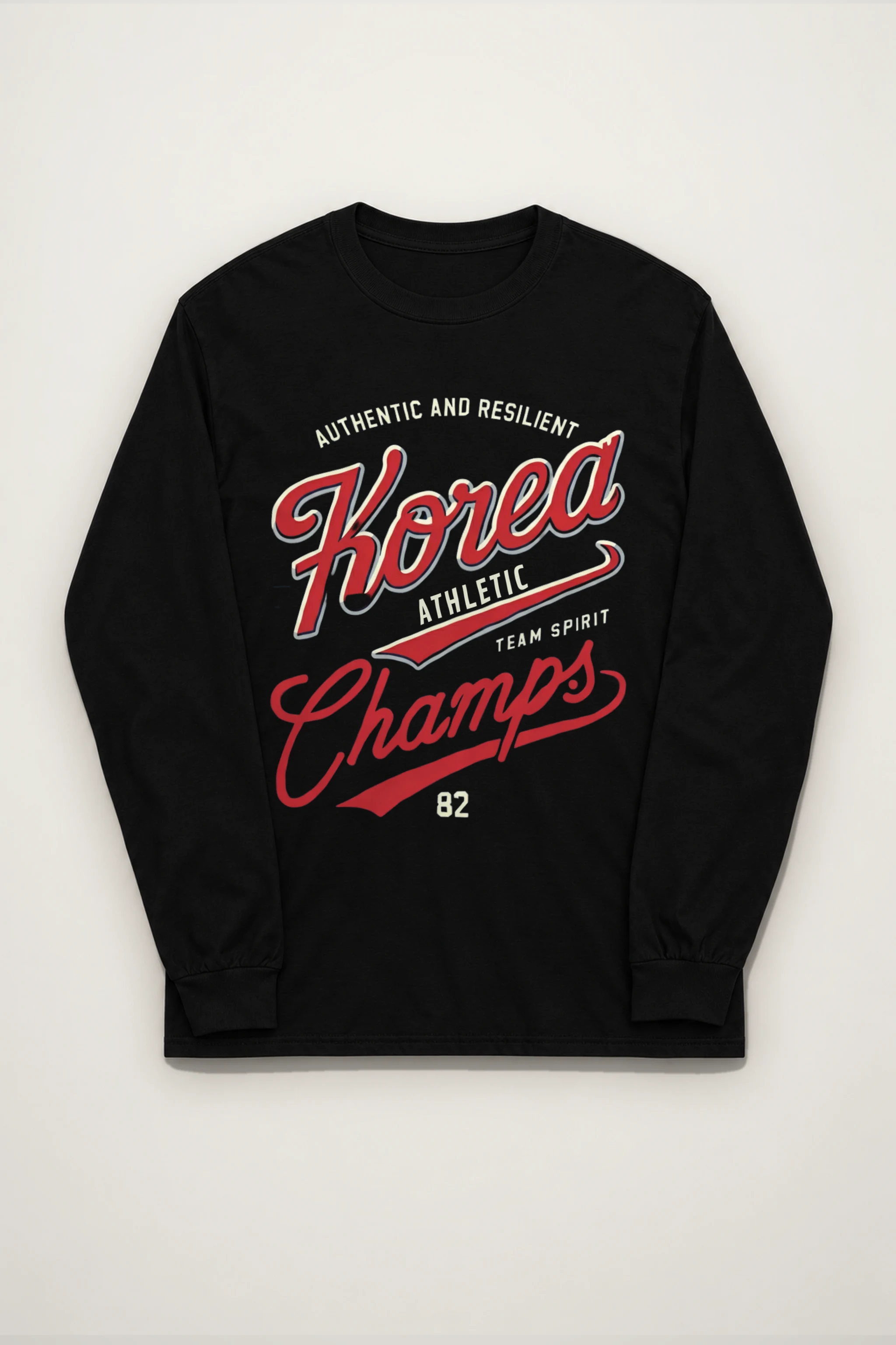 "Korea Athletic Spirit" Unisex Longsleeve T-shirt