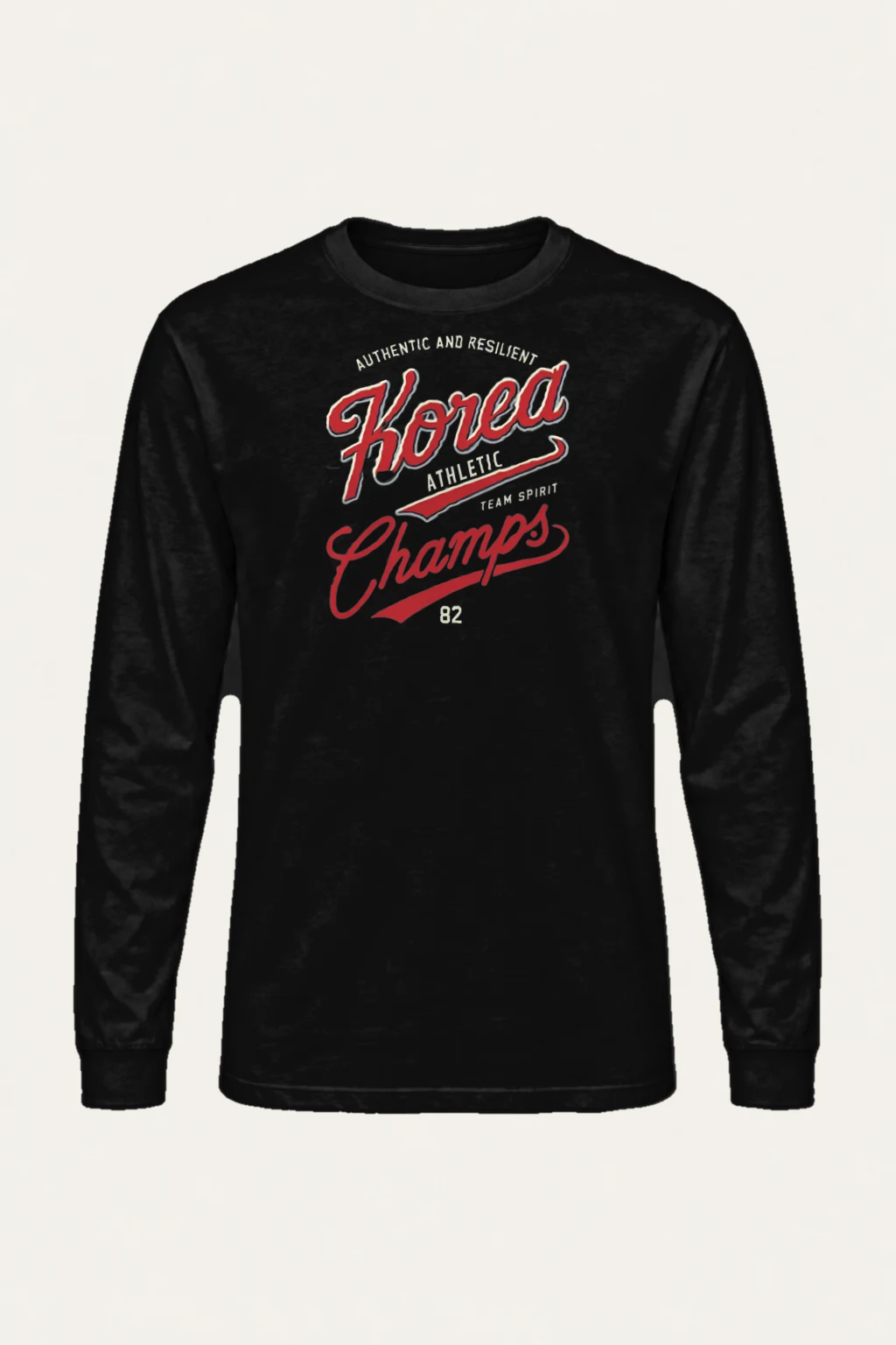 "Korea Athletic Spirit" Unisex Longsleeve T-shirt | Gildan 2400