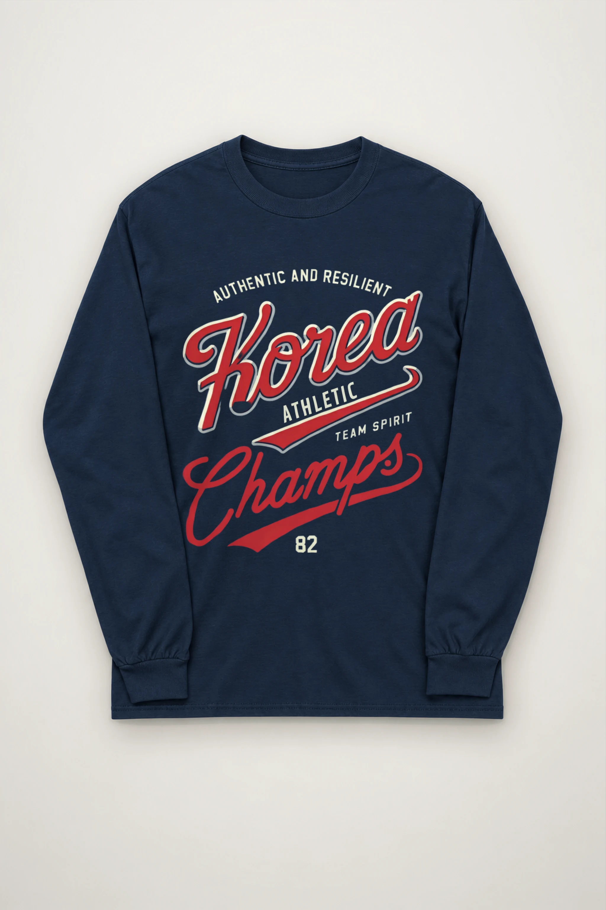 "Korea Athletic Spirit" Unisex Longsleeve T-shirt