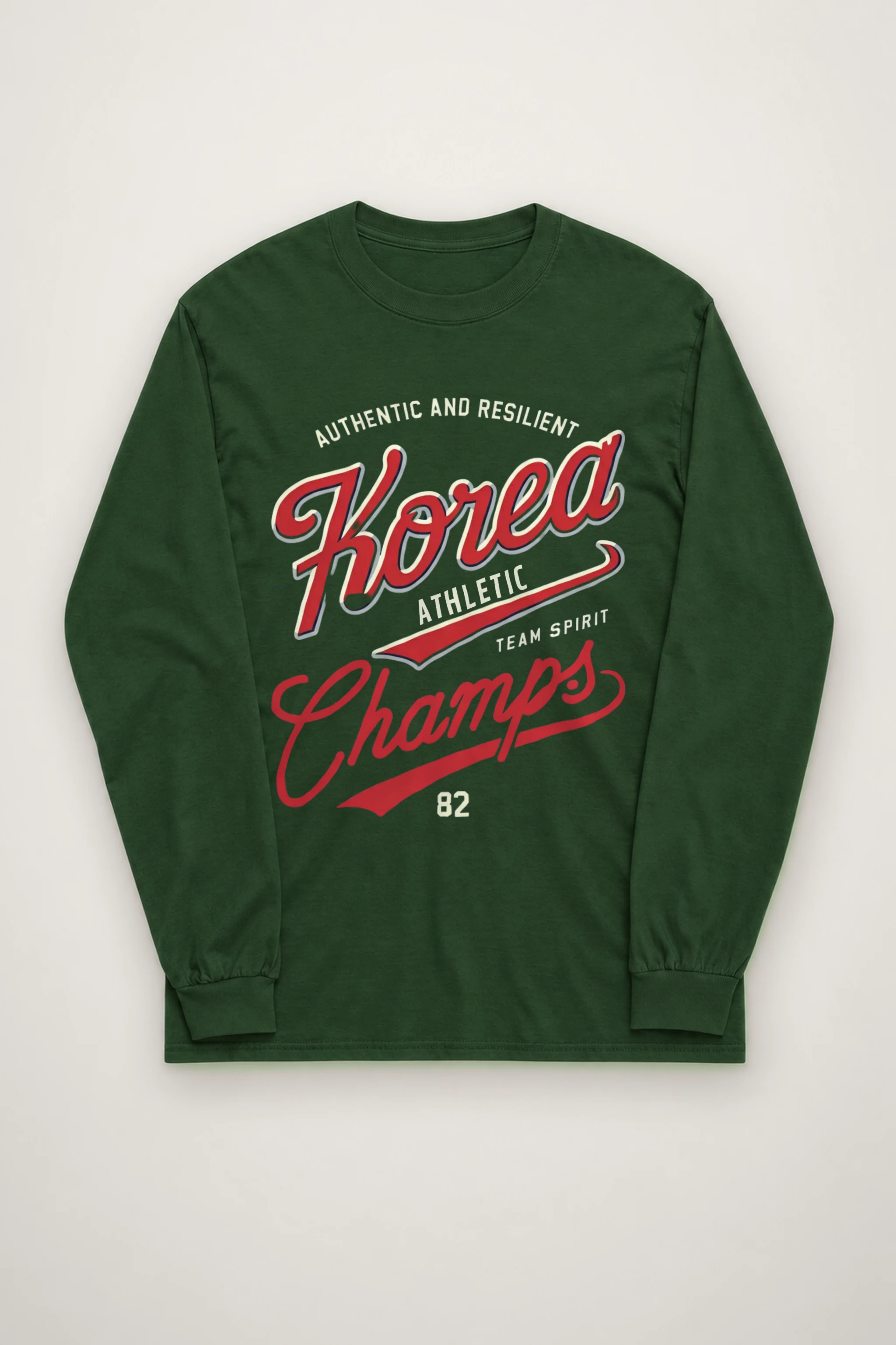 "Korea Athletic Spirit" Unisex Longsleeve T-shirt