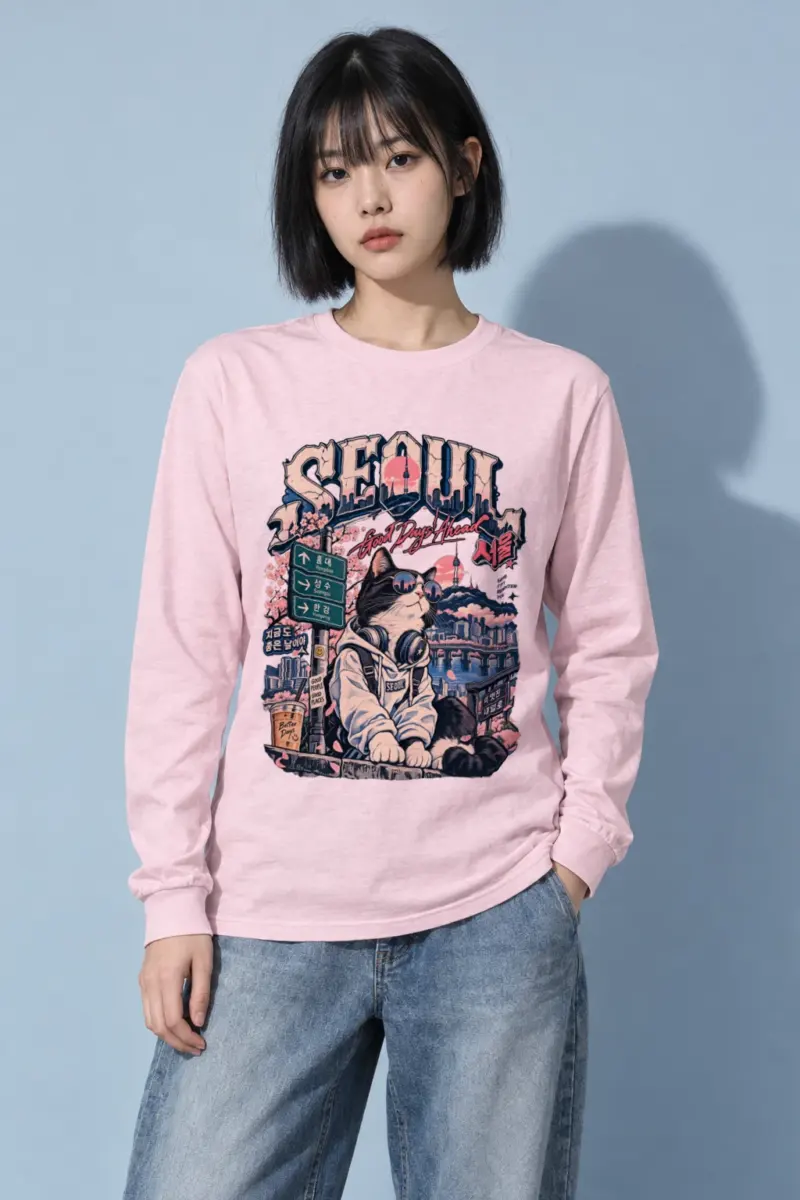 "Good Days in Seoul" Unisex Longsleeve T-shirt