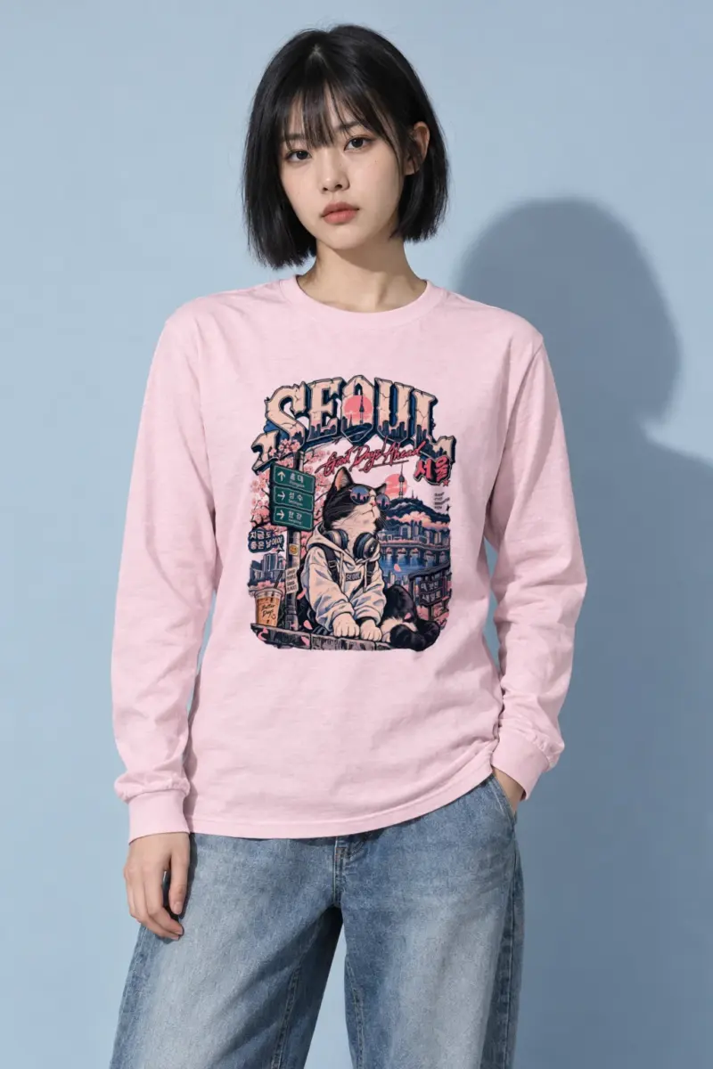 "Good Days in Seoul" Unisex Longsleeve T-shirt