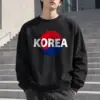 "Korea Globe" Heavy Blend Unisex Crewneck Sweatshirt | Gildan 18000
