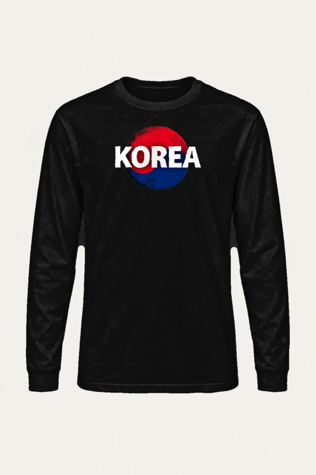 "Korea Globe" Unisex Longsleeve T-shirt | Gildan 2400
