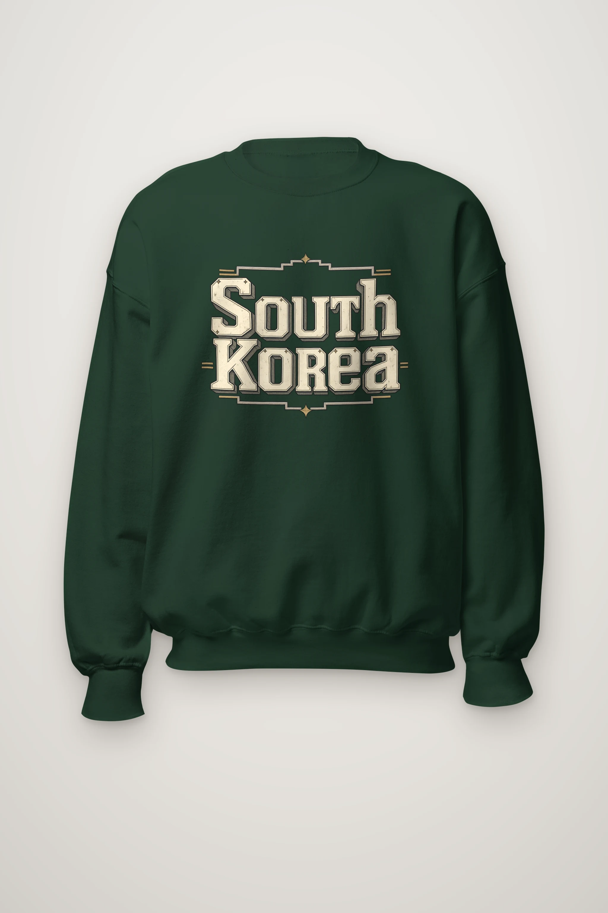 "Korea Heritage Emblem" Heavy Blend Unisex Crewneck Sweatshirt