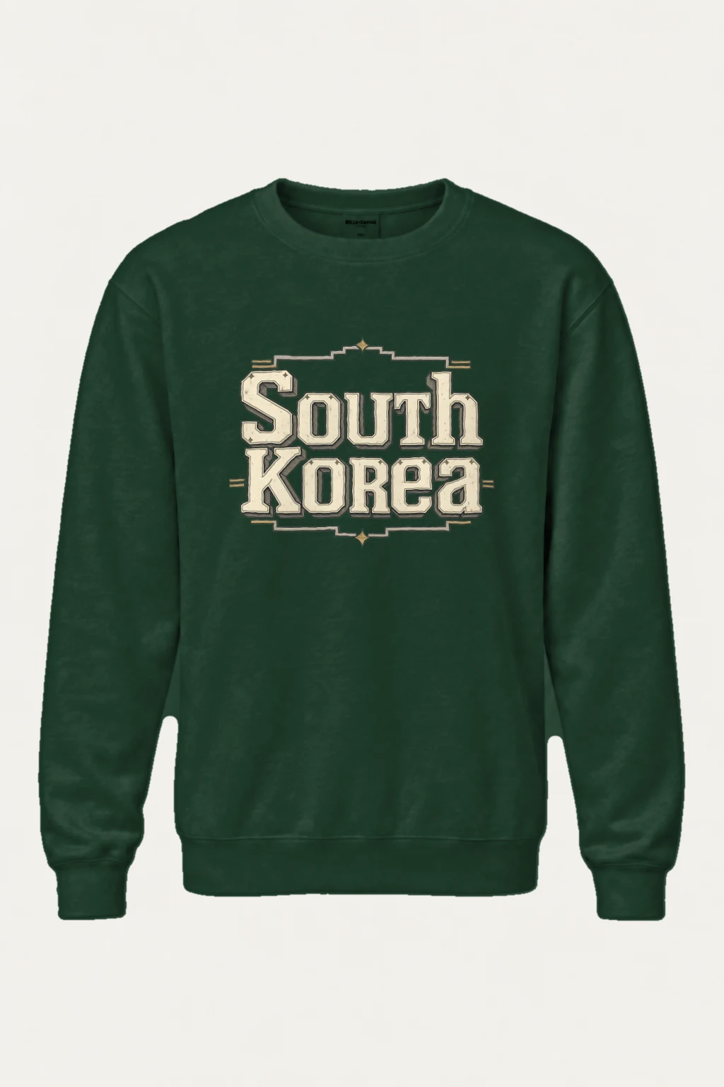 "Korea Heritage Emblem" Heavy Blend Unisex Crewneck Sweatshirt | Gildan 18000