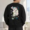 "Korea Illustrated Map" Heavy Blend Unisex Crewneck Sweatshirt | Gildan 18000