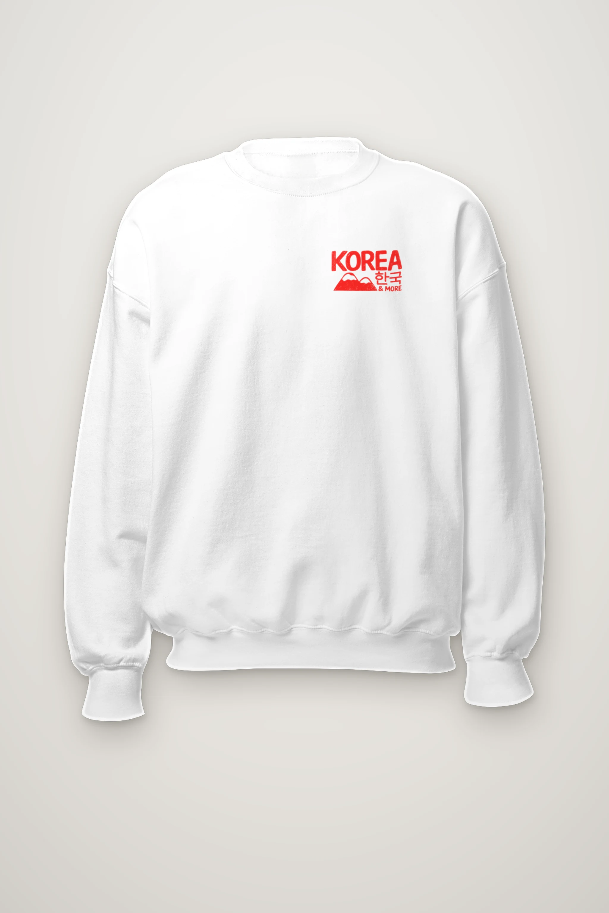 "Korea & More" Heavy Blend Unisex Crewneck Sweatshirt