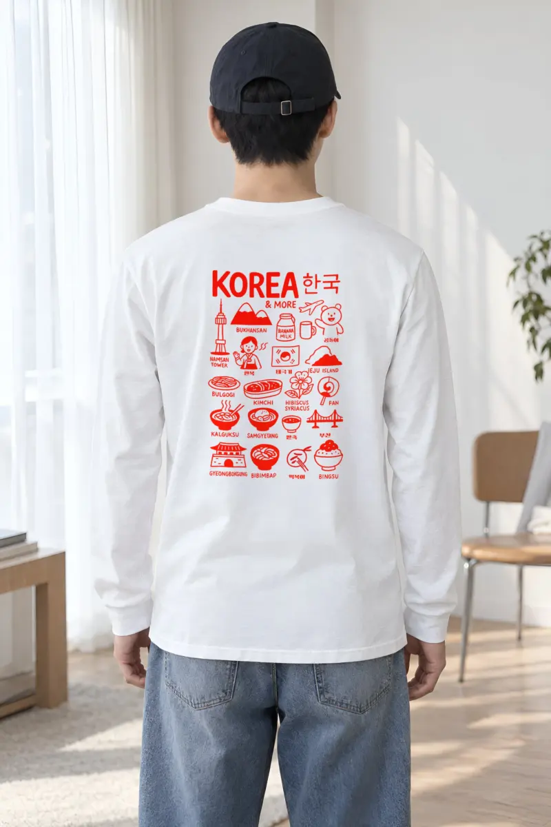 "Korea & More" Unisex Longsleeve T-shirt