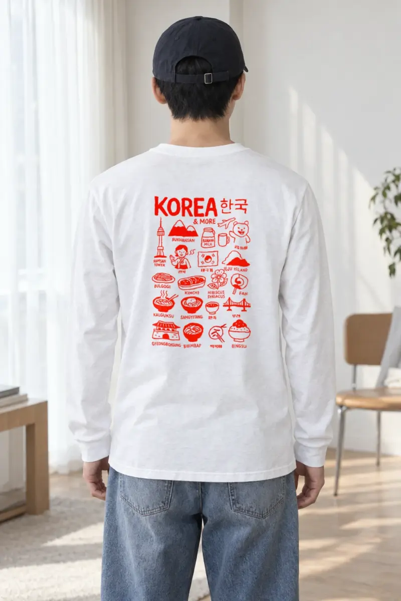 "Korea & More" Unisex Longsleeve T-shirt