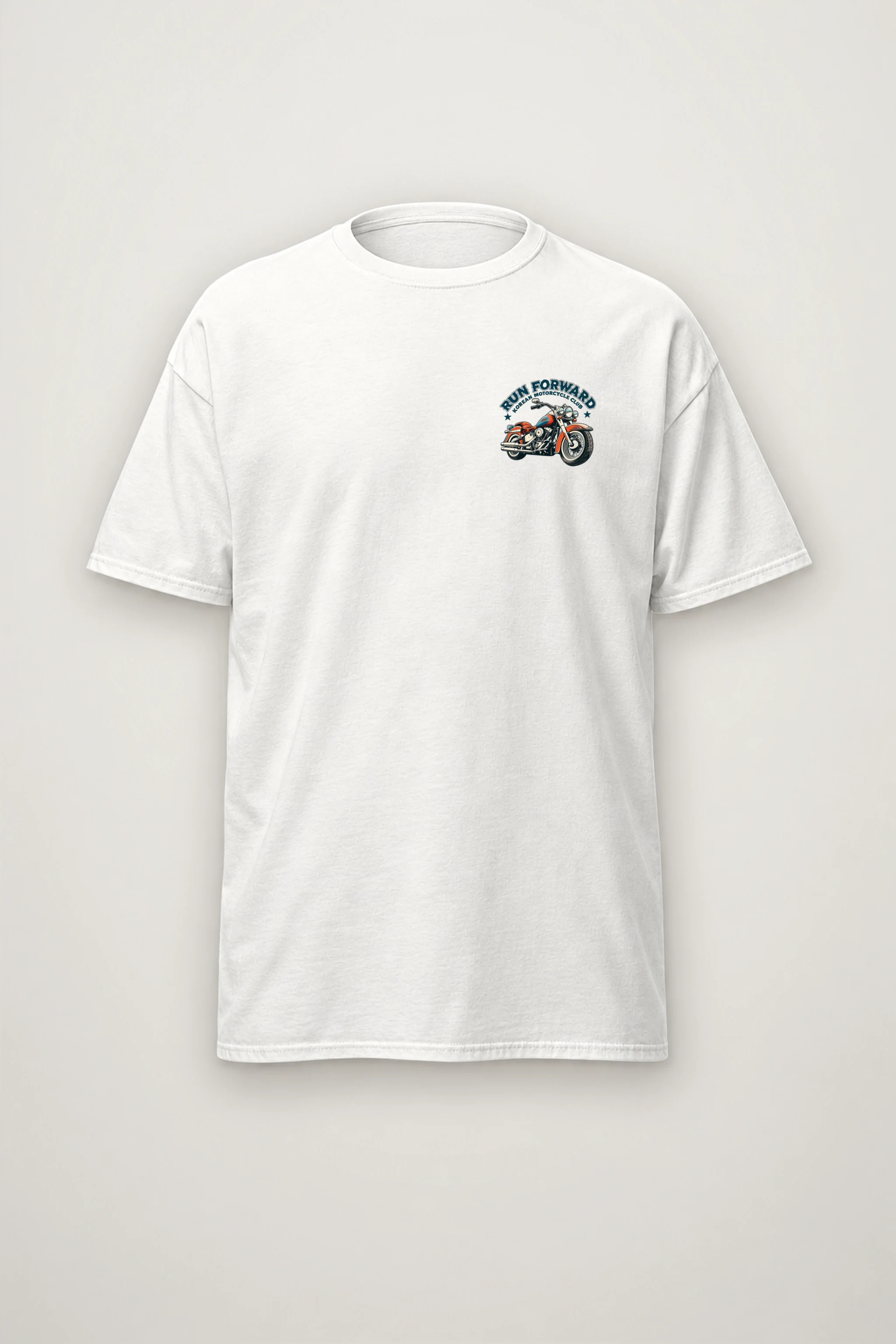 "Korea Motorcycle Club" Heavyweight Unisex Crewneck T-shirt