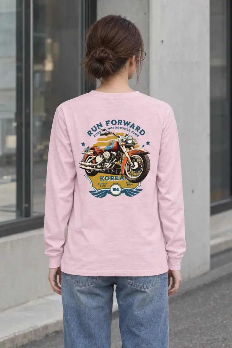 "Korea Motorcycle Club" Unisex Longsleeve T-shirt