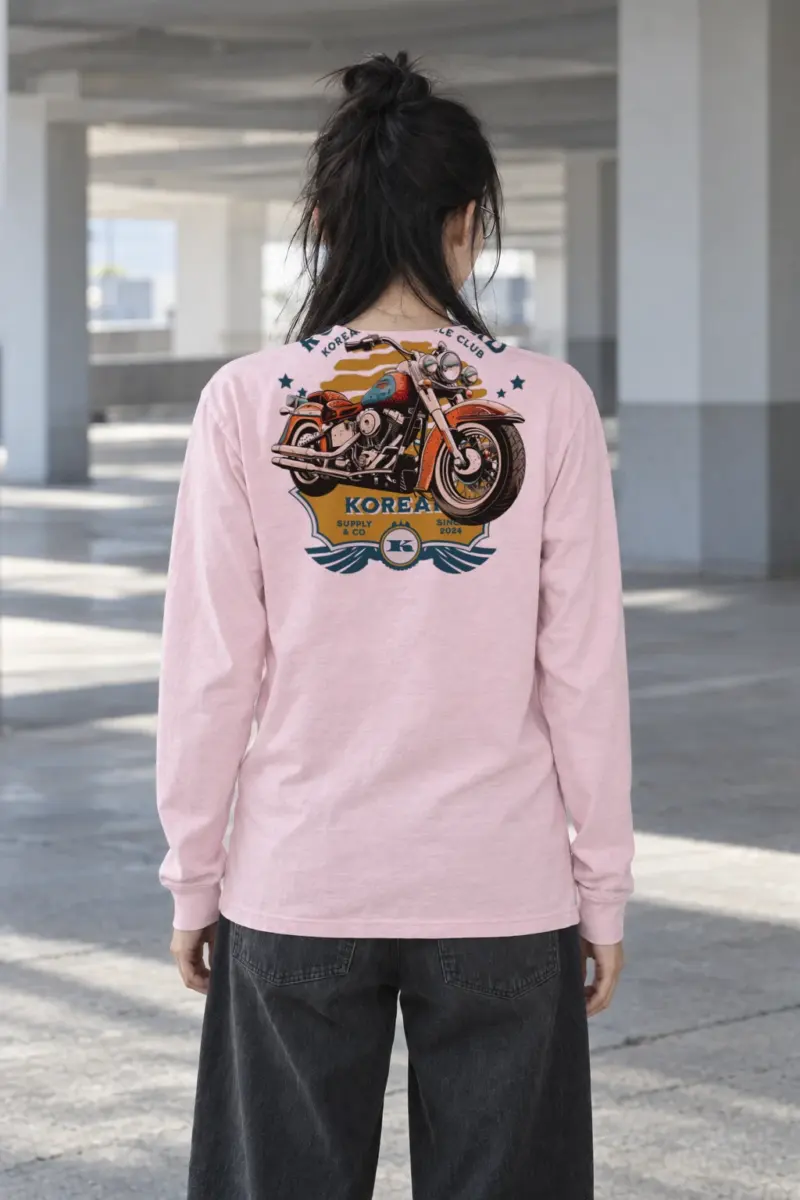 "Korea Motorcycle Club" Unisex Longsleeve T-shirt