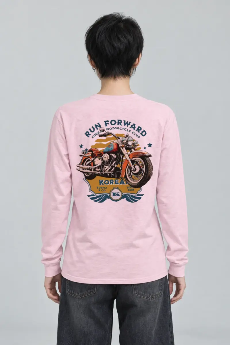 "Korea Motorcycle Club" Unisex Longsleeve T-shirt