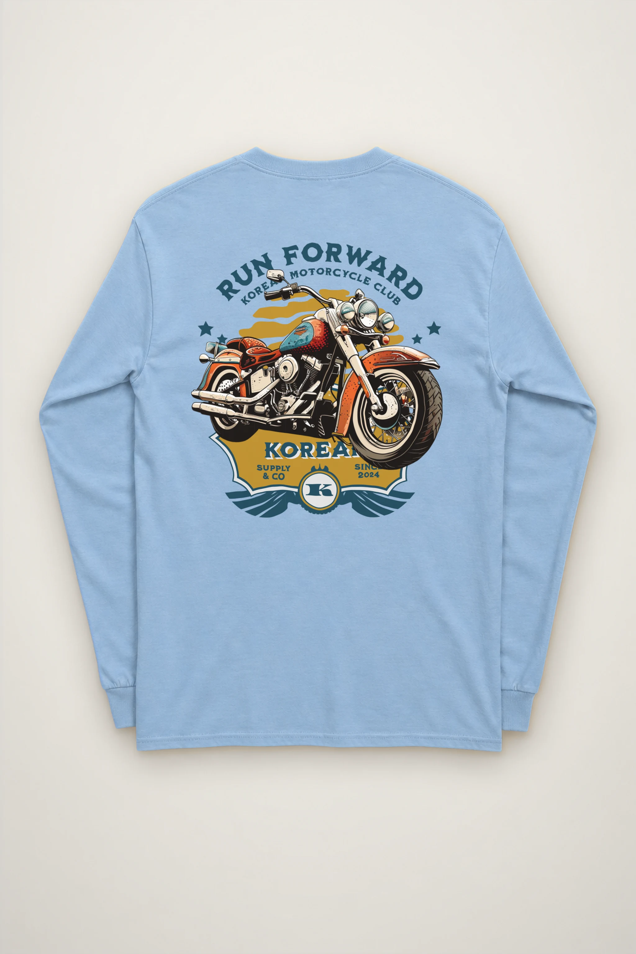 "Korea Motorcycle Club" Unisex Longsleeve T-shirt