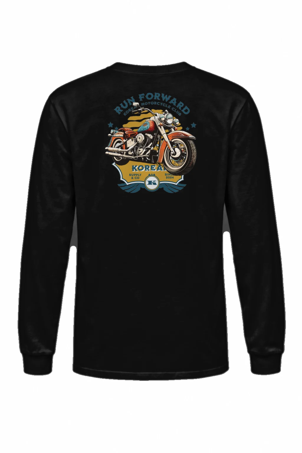 "Korea Motorcycle Club" Unisex Longsleeve T-shirt | Gildan 2400