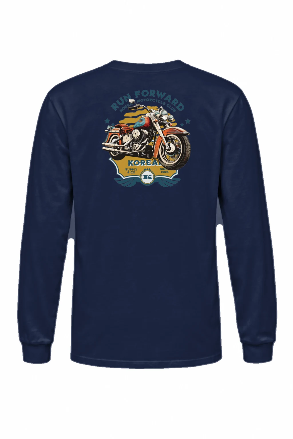 "Korea Motorcycle Club" Unisex Longsleeve T-shirt | Gildan 2400
